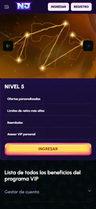 NovaJackpot VIP
