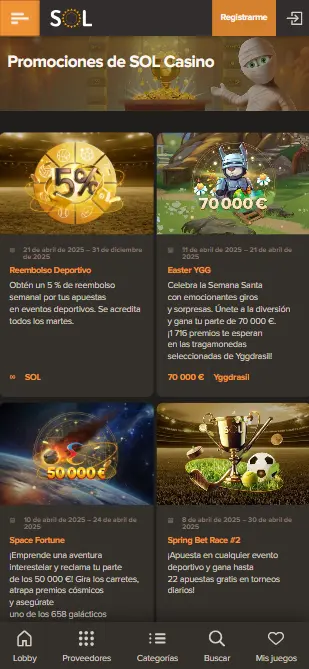 Promociones-Sol-Casino