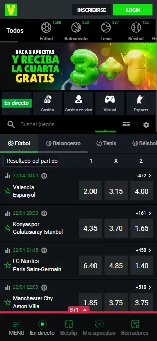 Velobet deportes