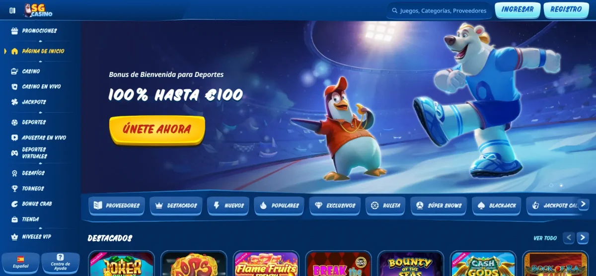 SG casino - una gran selección de opciones para retirar fondos