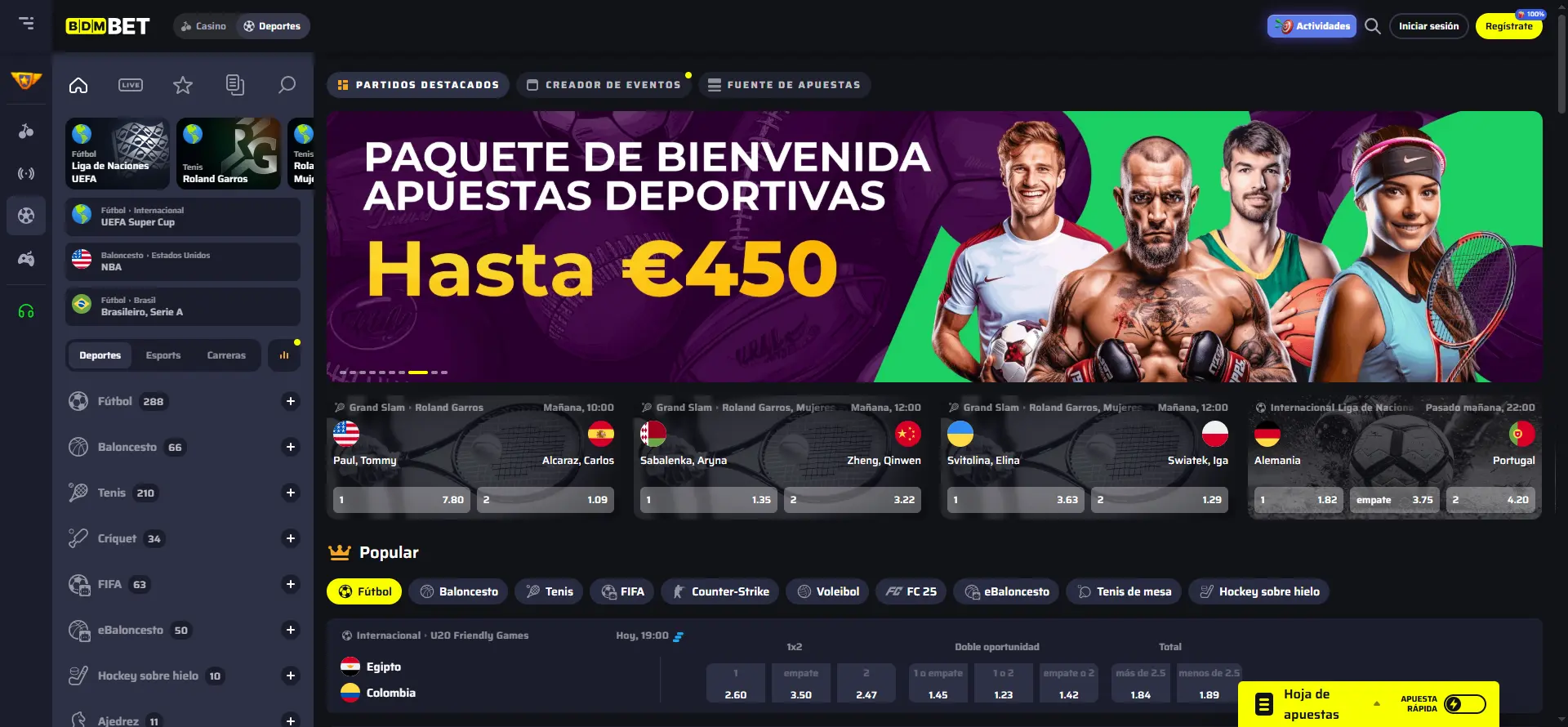 Retiros rápidos con BDMbet