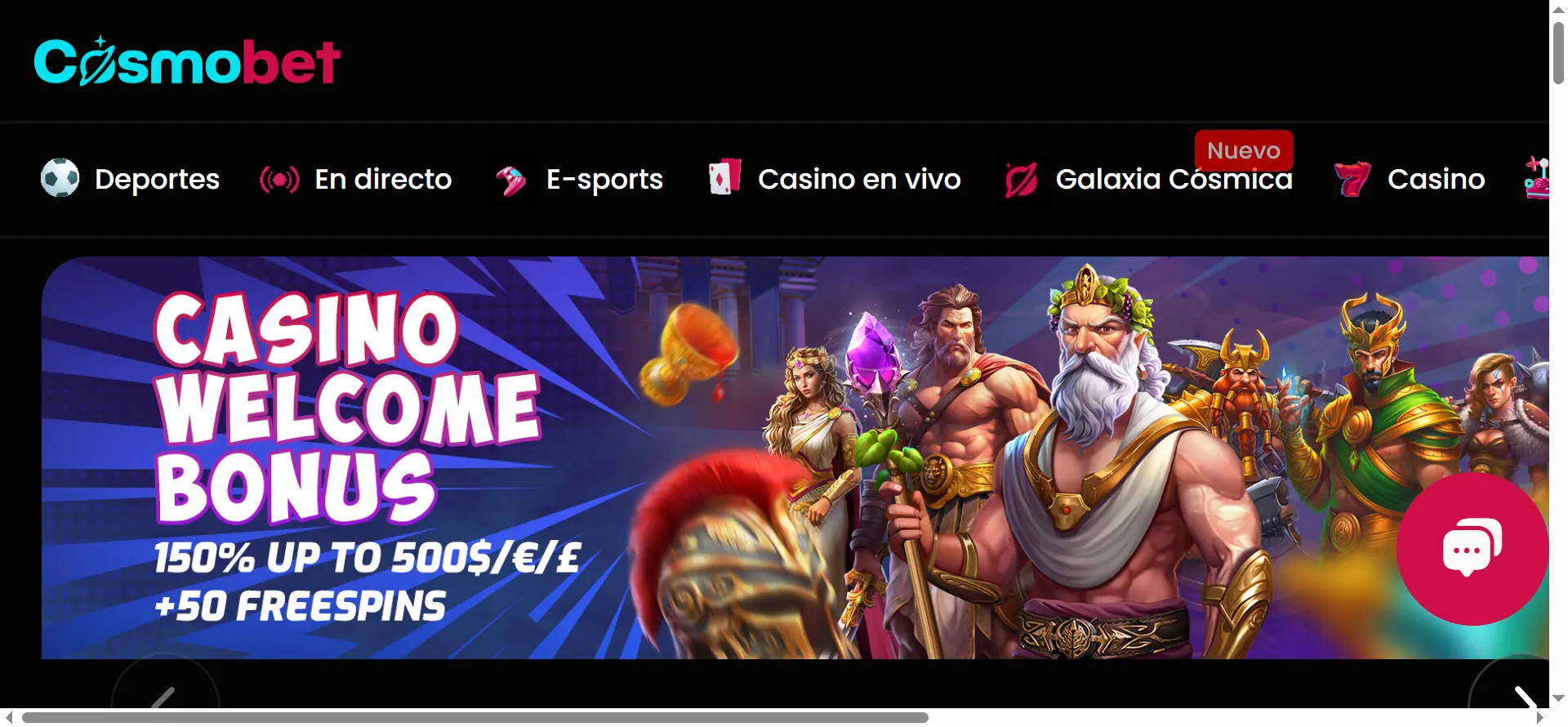 50-tiradas-gratis-Cosmobet-Casino