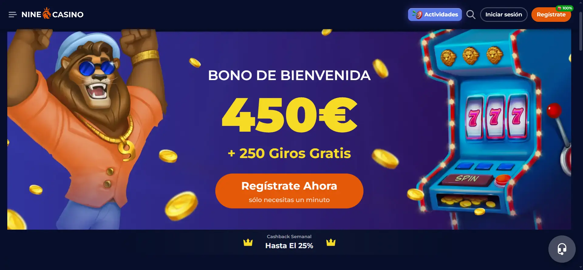 250-tiradas-gratis-Nine-Casino