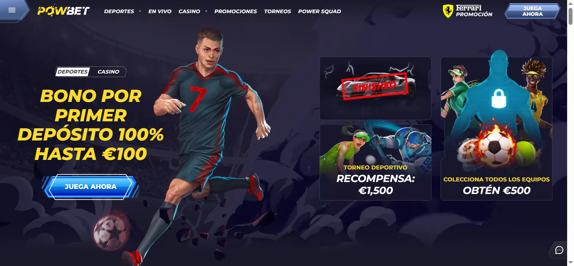 Powbet-bono-de-bienvenida-de-Apuestas